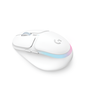 Mouse Gamer Sem Fio Logitech G705, RGB, Bluetooth, USB, 6 Botões, 8.200 DPI | Branco DF - 582605