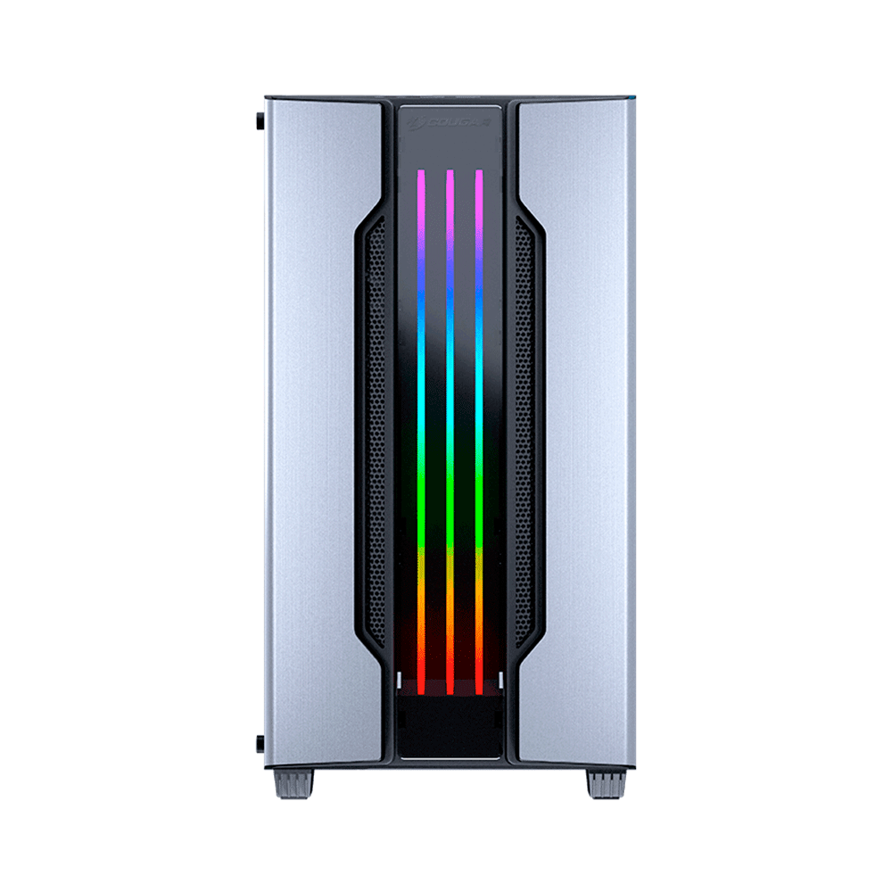 Gabinete Gamer Cougar Gemini M Silver, Mini Torre - 385TMB0-0002