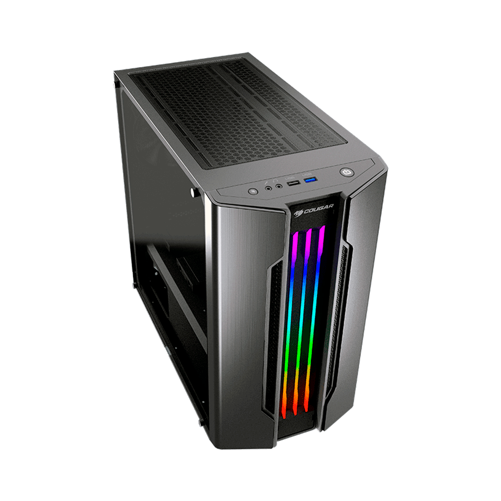 Gabinete Gamer Cougar Gemini M Iron Gray Mini Torre - 385TMB0-0001