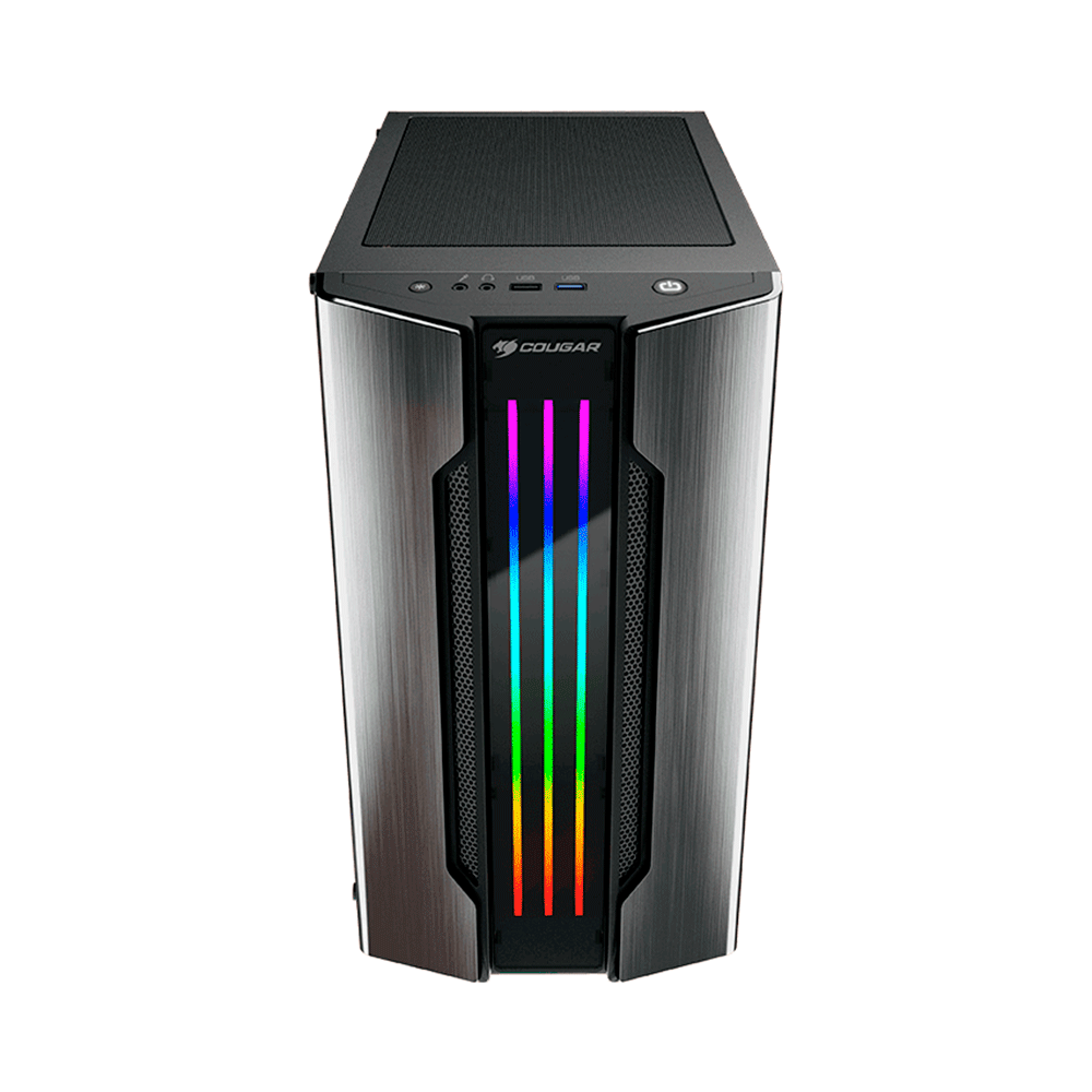 Gabinete Gamer Cougar Gemini M Iron Gray Mini Torre - 385TMB0-0001