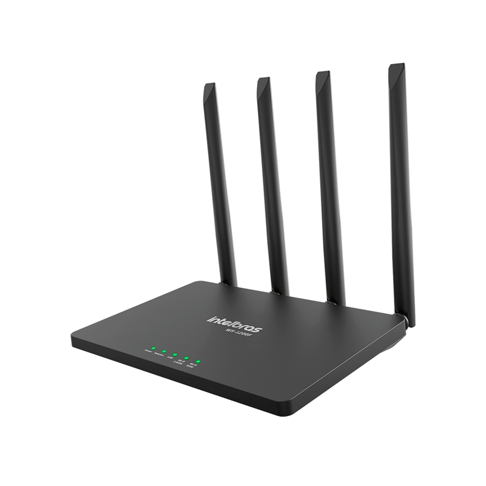 Roteador Wireless Intelbras WI-FORCE W5-1200F Bivolt | Preto