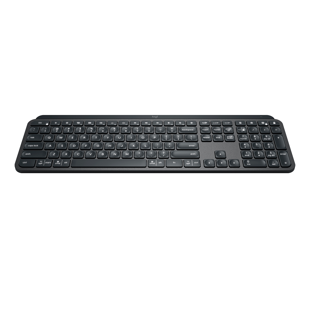 Teclado Logitech MX KEYS, sem fio avançado com iluminação de fundo