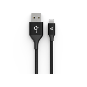 Cabo USB-A para Lightning HP DHC-MF100-2M, Preto | 2 Metros DF - 283198