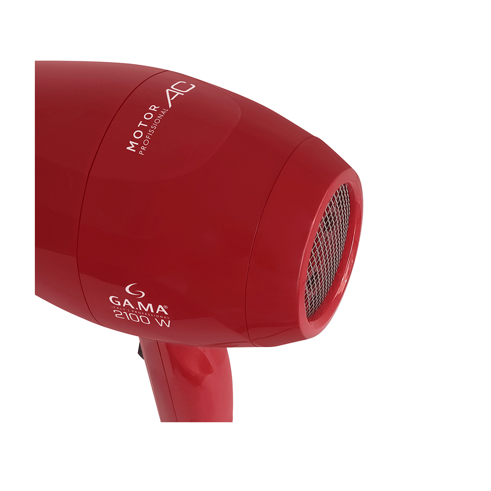 Secador de Cabelo Gama Italy Lichia Ceramic Ion 2100W, Vermelho
