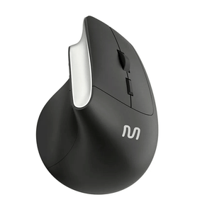 Mouse Sem Fio Multilaser Vertical 1600 DPI, 2.4 GHz - MO384 | Preto DF - 582604