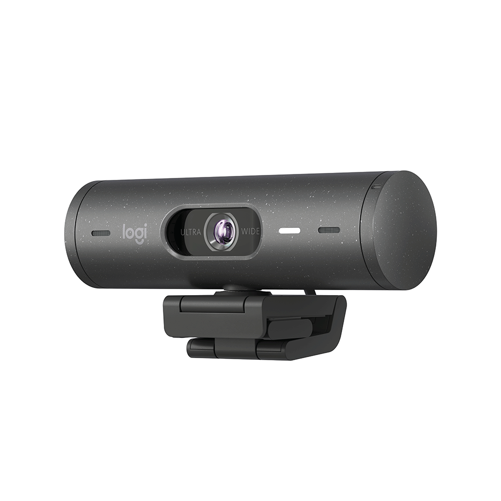 Webcam Logitech Brio 500 Full HD, 1080p, 60 FPS, USB-C, Microfone