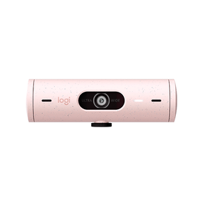 Webcam Logitech Brio 500 Full HD, 1080p, 60 FPS, USB-C, Microfone Integrado | Rosa DF - 582634