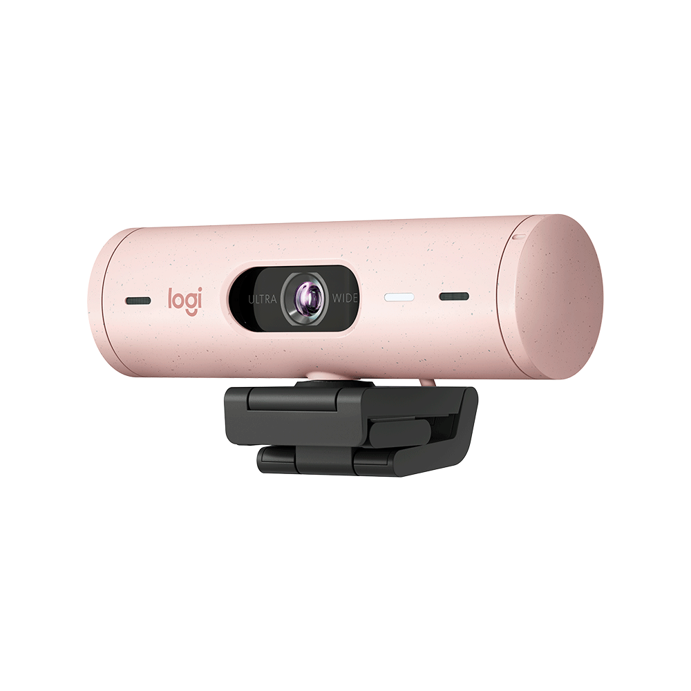 Webcam Logitech Brio 500 Full HD, 1080p, 60 FPS, USB-C, Microfone