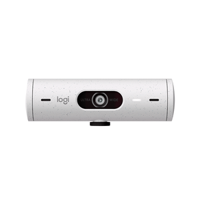 Webcam Logitech Brio 500 Full HD, 1080p, 60 FPS, USB-C, Microfone Integrado | Branco DF - 582644