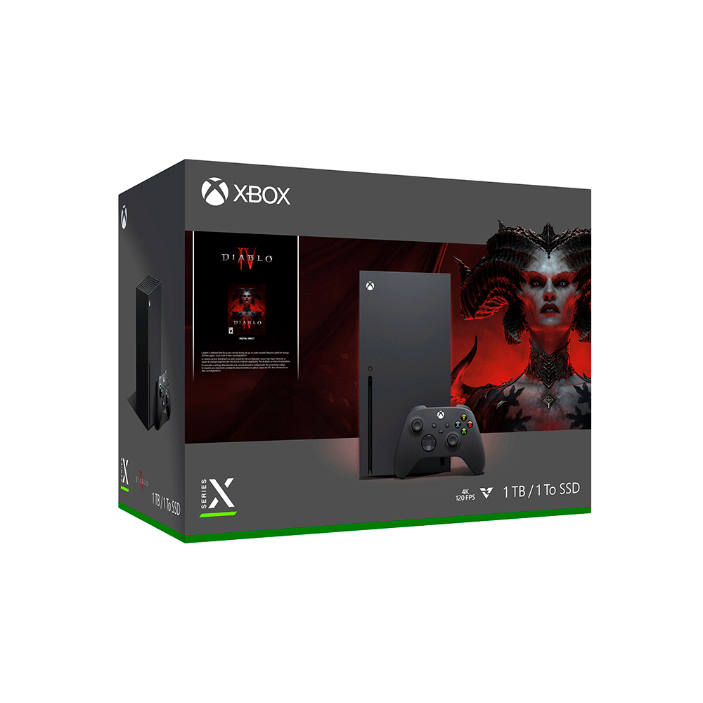 Console Xbox Series X 1tb - Bundle Diablo Iv - Kadri Tecnologia - Pensou em  Informática, Pensou em Kadri!