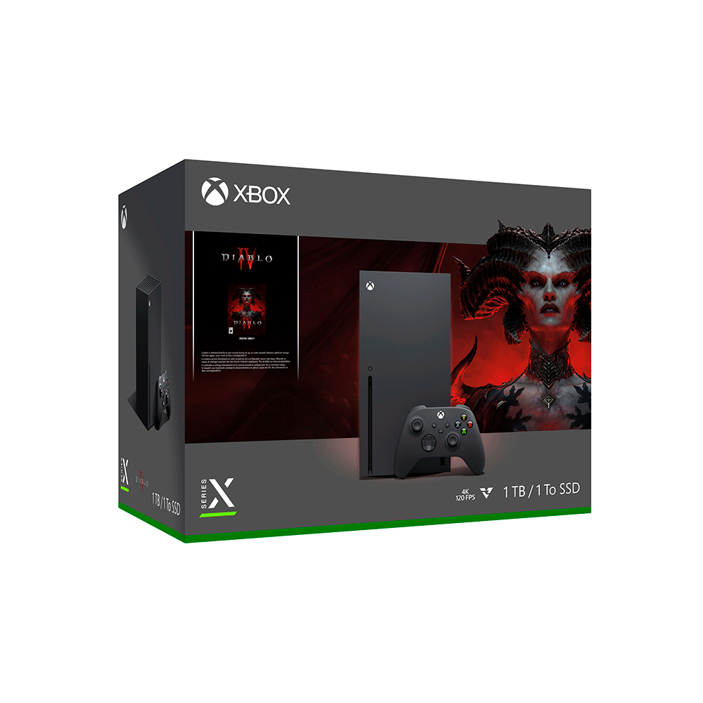 Console Xbox Series X Microsoft Bundle Diablo IV - RRT-00033 - 1TB