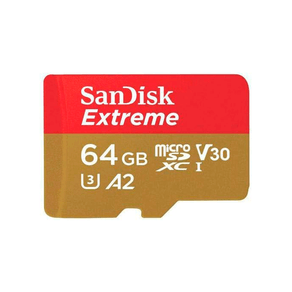 Cartão De Memória Sandisk Extreme 80 MB/s Até 170 MB/s | 64GB GO - 801327