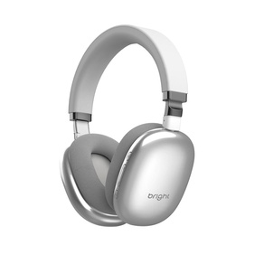Headphone Bright Pilot, Bluetooth, com Microfone FN587 | Branco/Prata DF - 283216