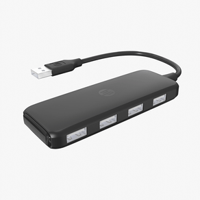 Hub HP DHC-CT110C USB AM para USB 2.0 com 4 Conectores | Verde DF - 283204