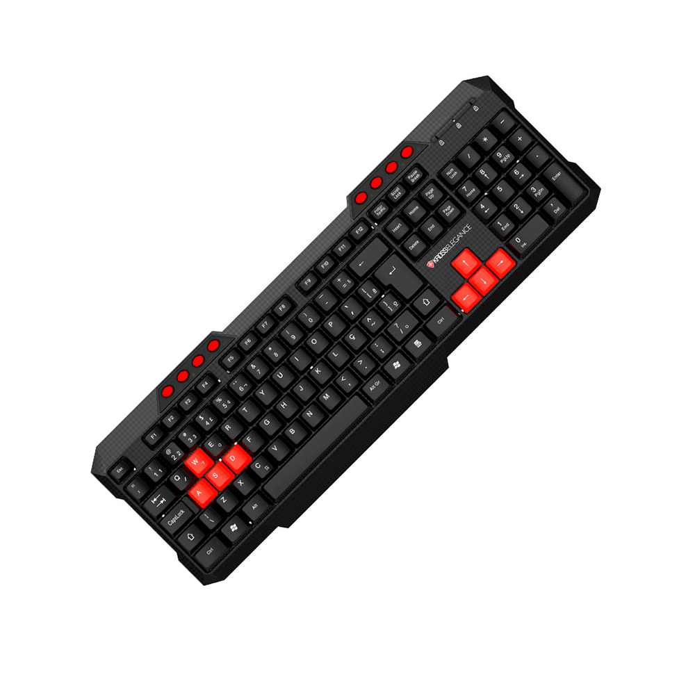 Teclado Com Fio Kross Multimídia Elegance, USB, ABNT2 - KE-K103V3