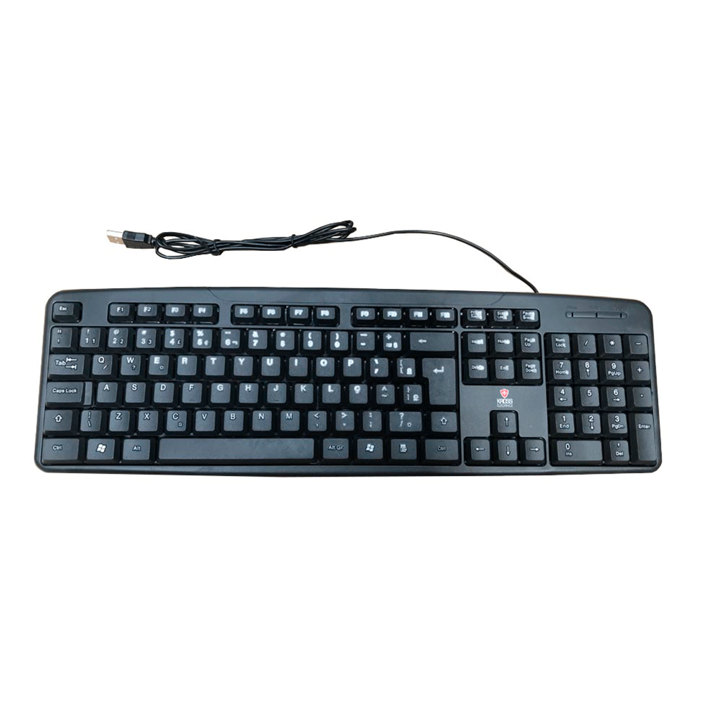 Teclado Com Fio Kross Elegance, USB, ABNT2 - KE-K095V2 | Preto