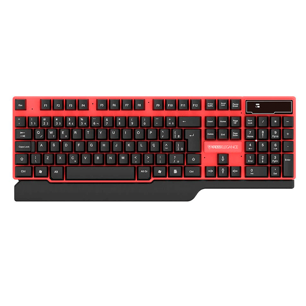 Combo Kross Teclado e Mouse USB, Sem Fio, Elegance - KE-KM553V1