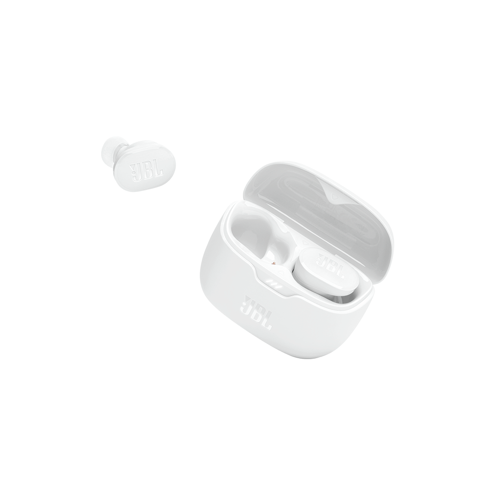JBL TUNE BUDS ANC機能搭載 ホワイト Fone de Ouvido JBL Tune Buds Bluetooth, True Wireless com