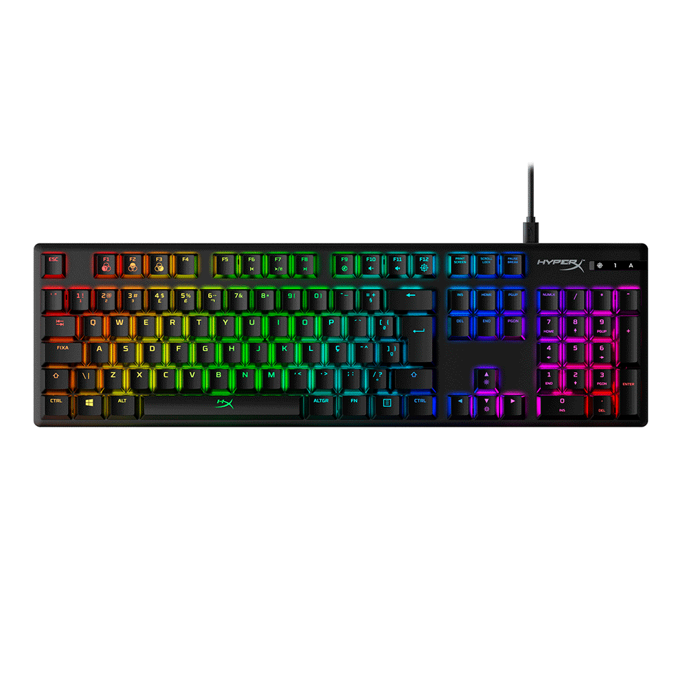 Teclado HyperX Alloy Origins | Preto Artigo: 582675 - Fujioka