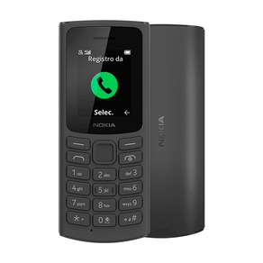 Celular Nokia 105 4G, MP3, Rádio FM, Lanterna, Nk094 | Preto DF - 279188