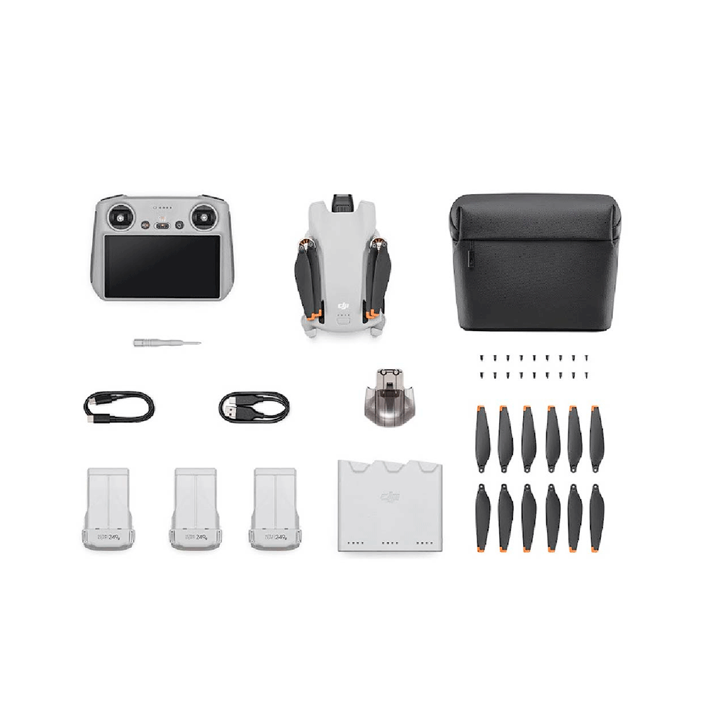 Drone DJI Mini 3 RC Fly More Combo, DJI033 | Cinza - artigo