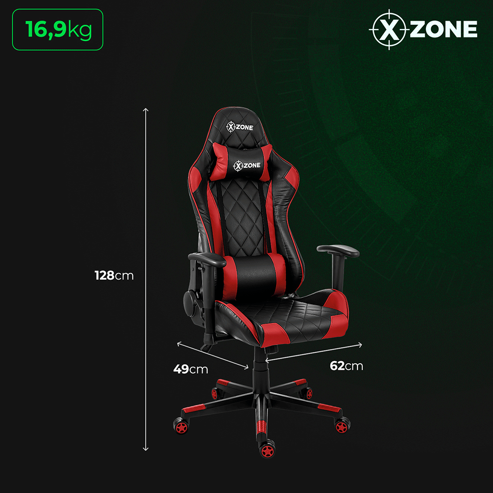 【sonson】 Cadeira Gamer Premium XZONE, VERMELHA, CGR-03-R | Amazon.com.br