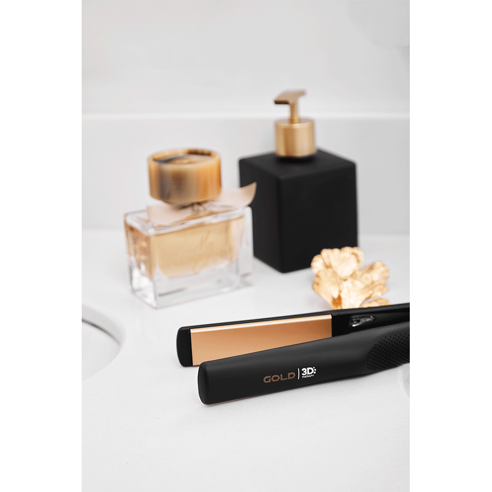Prancha de Cabelo Gama Italy Gold Ion, Preto | Bivolt Artigo