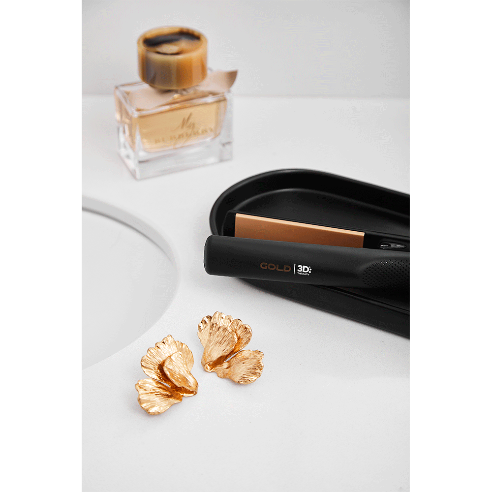 Prancha de Cabelo Gama Italy Gold Ion, Preto | Bivolt Artigo