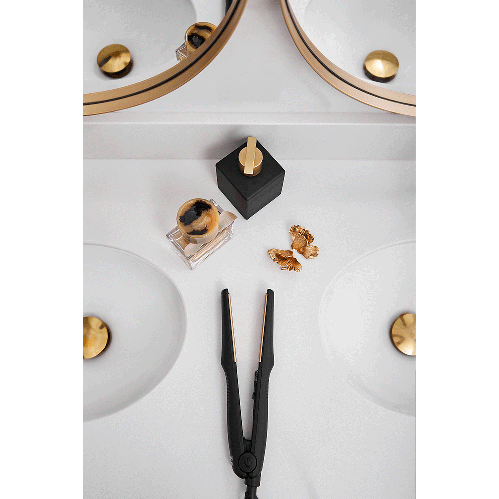 Prancha de Cabelo Gama Italy Gold Ion, Preto | Bivolt Artigo