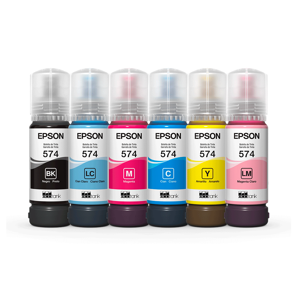 Garrafa de Tinta Epson T574 | Preto - 233245 - Fujioka Distribuidor