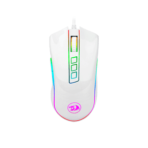 Mouse Gamer Redragon Cobra, RGB, 7 Botões, 10000DPI - M711W | Branco DF - 582019