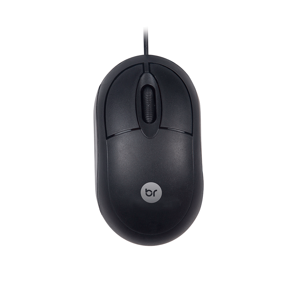 Mouse Bright USB 0106 | Preto Artigo: 581526 - Fujioka Distribuidor