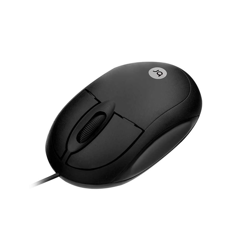Mouse Bright USB 0106 preto - Fujioka Distribuidor