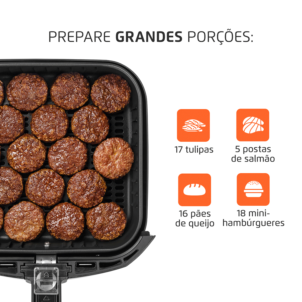 Fritadeira Air Fryer Sem Óleo Mondial 5,5 Litros 220V com o Melhor Preço é  no Zoom