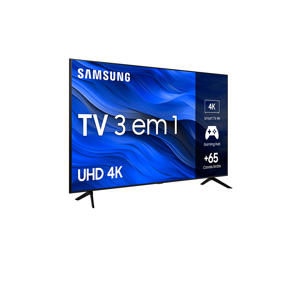Samsung Smart TV 75" UHD 4K 75CU7700, Processador Crystal 4K, Gaming ...