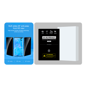 Película Protetora Alltek UV PET Universal Privacidade Fosca HD, Preta | Venda Unitária DF - 284006