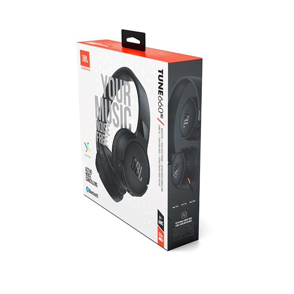 Headphone JBL Tune 660NC Bluetooth Preto - Fujioka Distribuidor