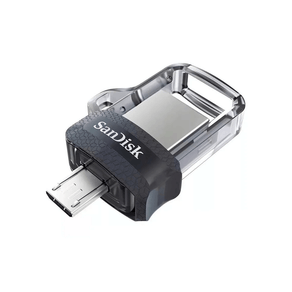 Pendrive SanDisk 2 em 1 Dual Drive m3.0 USB-A e Micro USB | 64GB GO - 801349 Pendrive SanDisk 2 em 1 Dual Drive m3.0 USB-A e Micro USB | 64GB GO - 801349