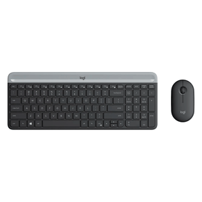 Combo Logitech Teclado e Mouse Slim MK470 Sem Fio GO - 581604