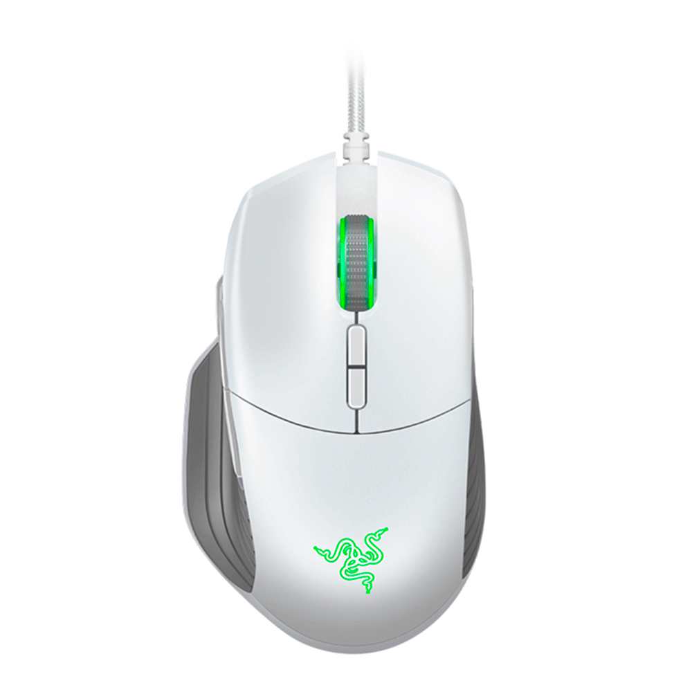 Mouse Razer Gamer Brasilisk Mercury | Branco - Fujioka Distribuidor