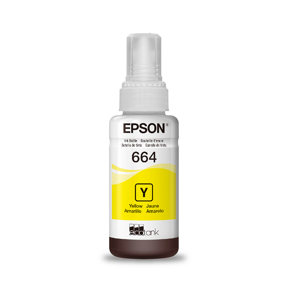 Refil Tinta Epson T664420AL | Amarelo - 226006 - Fujioka Distribuidor