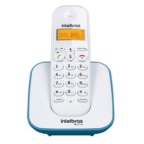 Telefone Sem Fio Intelbras TS3110 ID Azul / | Branco GO - 190322