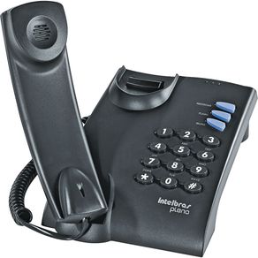 Telefone Intelbras Pleno Sem Chave de Bloqueio | Grafite DF - 190306