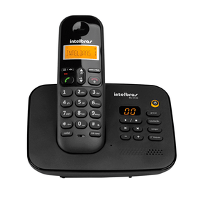 Telefone Sem Fio Intelbras TS3130 com Secretária Eletrônica | Preto GO - 190242