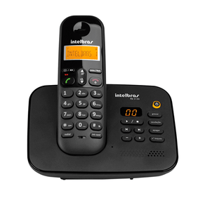 Telefone Sem Fio Intelbras TS3130 com Secretária Eletrônica | Preto DF - 190242