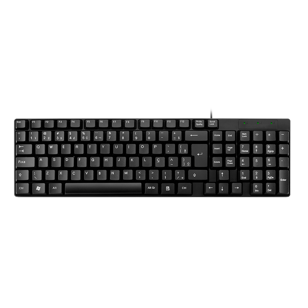 Teclado Multilaser TF100 USB Preto Artigo: 582704 Fujioka