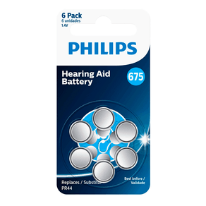 Bateria Philips auditiva Tipo 675 1.4V - ZA675B6A/59 |6 Unidades DF - 26508 Bateria Philips auditiva Tipo 675 1.4V - ZA675B6A/59 |6 Unidades DF - 26508