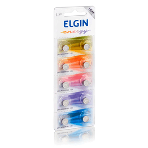 Bateria Elgin Alcalinha LR41 1,5V | 2 Unidades DF - 26447 Bateria Elgin Alcalinha LR41 1,5V | 2 Unidades DF - 26447