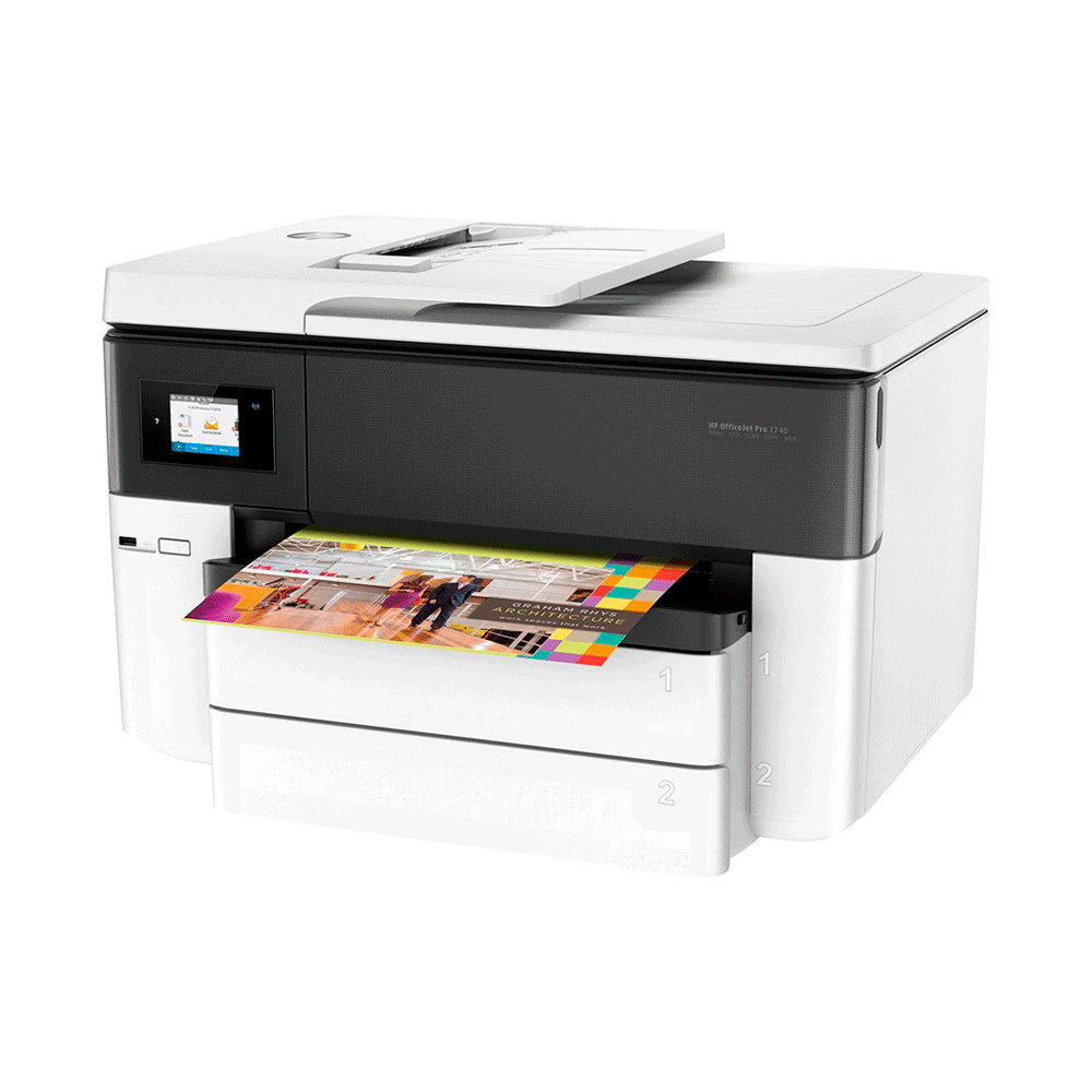 タカラガイ Impressora Multifuncional HP OfficeJet Pro 7740, Wi-Fi, USB e