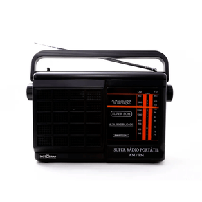 Rádio Motobras RMPFT22AC, AM/FM, Entrada para Fone de Ouvido | Portátil DF - 30540 Rádio Motobras RMPFT22AC, AM/FM, Entrada para Fone de Ouvido | Portátil DF - 30540
